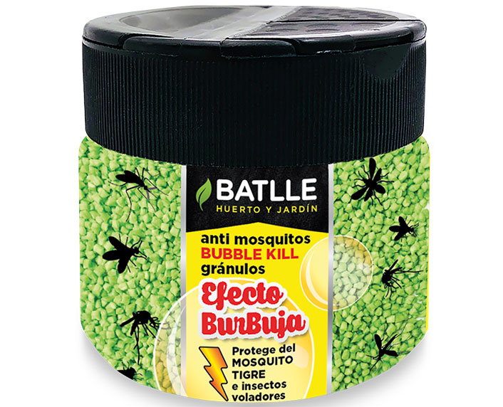 Un antimosquitos en gránulos con efecto burbuja